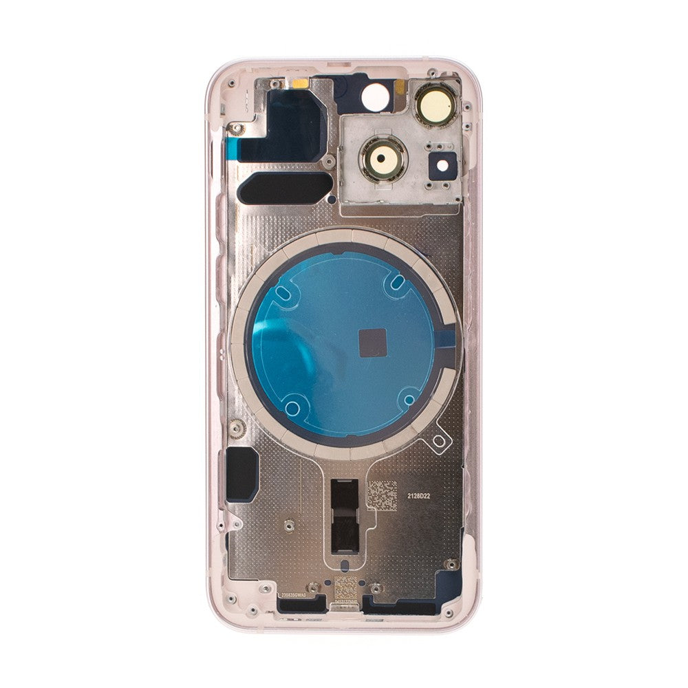 Rear Housing for iPhone 13 mini (NO LOGO)-Pink Rear Housing for iPhone 13 mini (NO LOGO)-Pink